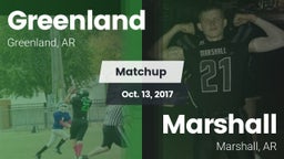 Matchup: Greenland vs. Marshall  2017