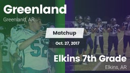 Matchup: Greenland vs. Elkins 7th Grade 2017