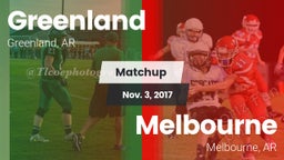 Matchup: Greenland vs. Melbourne  2017