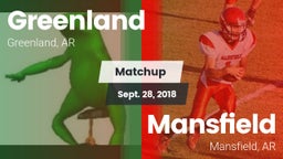 Matchup: Greenland vs. Mansfield  2018