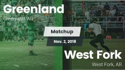 Matchup: Greenland vs. West Fork  2018