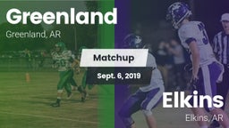 Matchup: Greenland vs. Elkins  2019