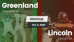 Matchup: Greenland vs. Lincoln  2020