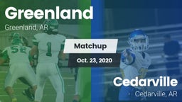 Matchup: Greenland vs. Cedarville  2020