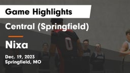 Central  (Springfield) vs Nixa  Game Highlights - Dec. 19, 2023