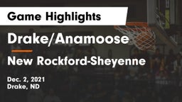 Drake/Anamoose  vs New Rockford-Sheyenne  Game Highlights - Dec. 2, 2021