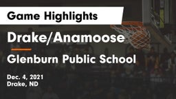Drake/Anamoose  vs Glenburn Public School Game Highlights - Dec. 4, 2021