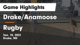 Drake/Anamoose  vs Rugby  Game Highlights - Jan. 10, 2022