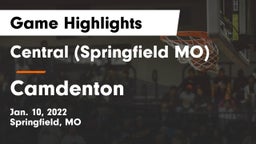 Central  (Springfield MO) vs Camdenton  Game Highlights - Jan. 10, 2022