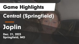 Central  (Springfield) vs Joplin  Game Highlights - Dec. 21, 2023