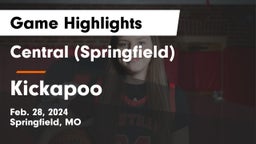 Central  (Springfield) vs Kickapoo  Game Highlights - Feb. 28, 2024