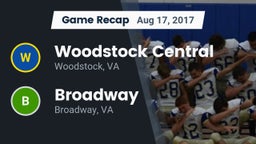 Recap: Woodstock Central  vs. Broadway  2017