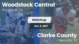 Matchup: Woodstock Central vs. Clarke County  2017