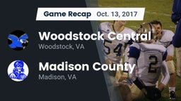 Recap: Woodstock Central  vs. Madison County  2017