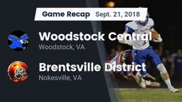 Recap: Woodstock Central  vs. Brentsville District  2018