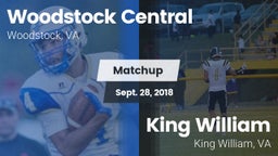 Matchup: Woodstock Central vs. King William  2018