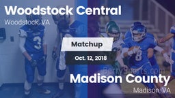 Matchup: Woodstock Central vs. Madison County  2018