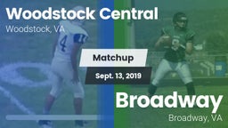 Matchup: Woodstock Central vs. Broadway  2019