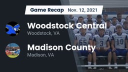 Recap: Woodstock Central  vs. Madison County  2021