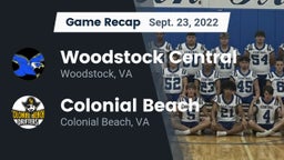 Recap: Woodstock Central  vs. Colonial Beach  2022