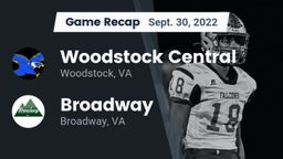 Recap: Woodstock Central  vs. Broadway  2022
