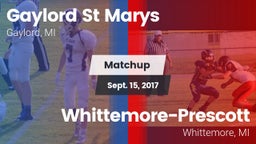 Matchup: Gaylord St Marys vs. Whittemore-Prescott  2017