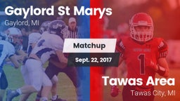 Matchup: Gaylord St Marys vs. Tawas Area  2017