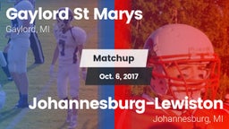 Matchup: Gaylord St Marys vs. Johannesburg-Lewiston  2017