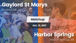Matchup: Gaylord St Marys vs. Harbor Springs  2017