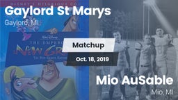 Matchup: Gaylord St Marys vs. Mio AuSable  2019