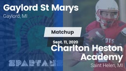 Matchup: Gaylord St Marys vs. Charlton Heston Academy 2020