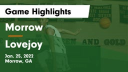 Morrow  vs Lovejoy  Game Highlights - Jan. 25, 2022