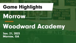 Morrow  vs Woodward Academy Game Highlights - Jan. 21, 2023