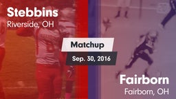 Matchup: Stebbins vs. Fairborn  2016
