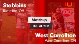 Matchup: Stebbins vs. West Carrollton  2016
