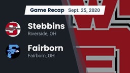 Recap: Stebbins  vs. Fairborn 2020