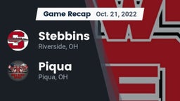 Recap: Stebbins  vs. Piqua  2022