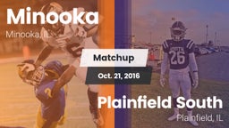 Matchup: Minooka  vs. Plainfield South  2016