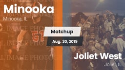 Matchup: Minooka  vs. Joliet West  2019