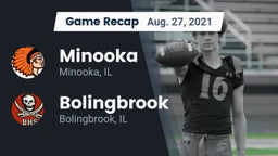 Recap: Minooka  vs. Bolingbrook  2021