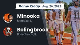 Recap: Minooka  vs. Bolingbrook  2022