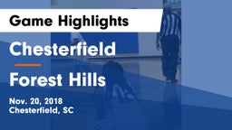 Chesterfield  vs Forest Hills  Game Highlights - Nov. 20, 2018