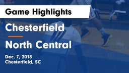 Chesterfield  vs North Central  Game Highlights - Dec. 7, 2018