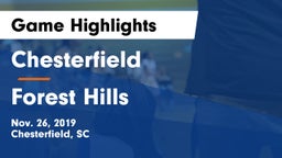Chesterfield  vs Forest Hills  Game Highlights - Nov. 26, 2019