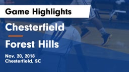 Chesterfield  vs Forest Hills  Game Highlights - Nov. 20, 2018