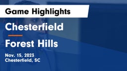 Chesterfield  vs Forest Hills  Game Highlights - Nov. 15, 2023