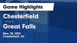 Chesterfield  vs Great Falls  Game Highlights - Nov. 28, 2023