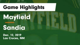 Mayfield  vs Sandia  Game Highlights - Dec. 12, 2019