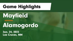 Mayfield  vs Alamogordo  Game Highlights - Jan. 24, 2023