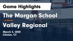 The Morgan School vs Valley Regional  Game Highlights - March 3, 2020